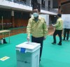 강석주 통영시장, 제21대 국회의원 선거 사전투표